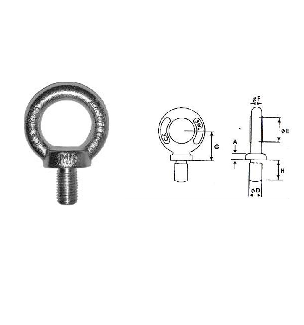 FORGED ALLOY STEEL EYE BOLT